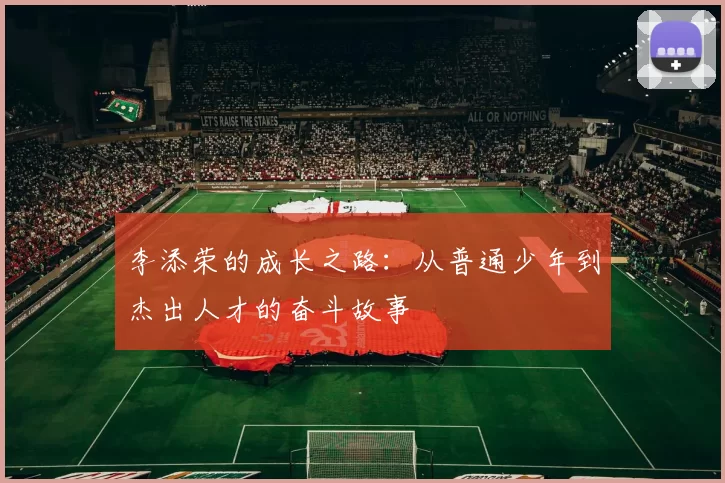 李添荣的成长之路：从普通少年到杰出人才的奋斗故事